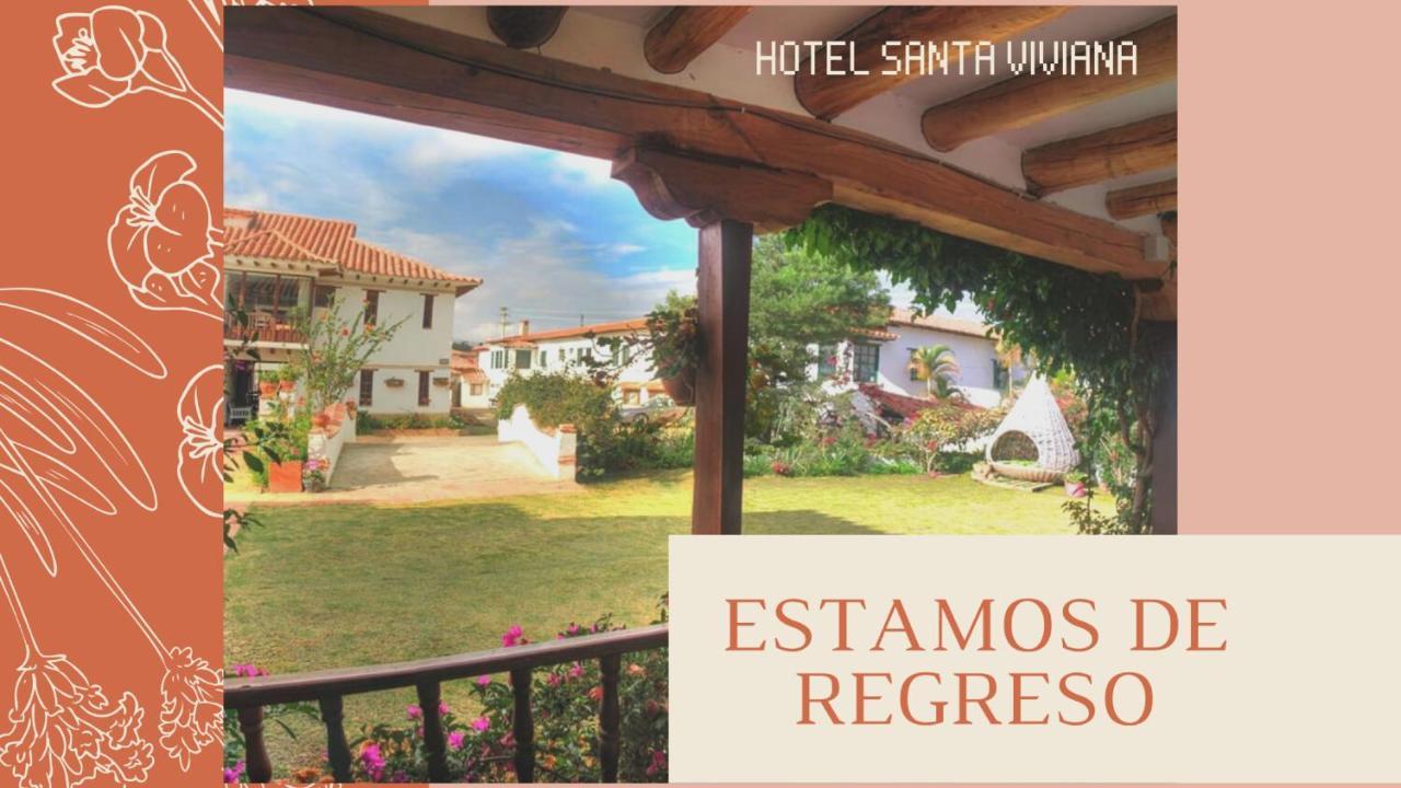 Hotel Santa Viviana Villa De Leyva Bagian luar foto