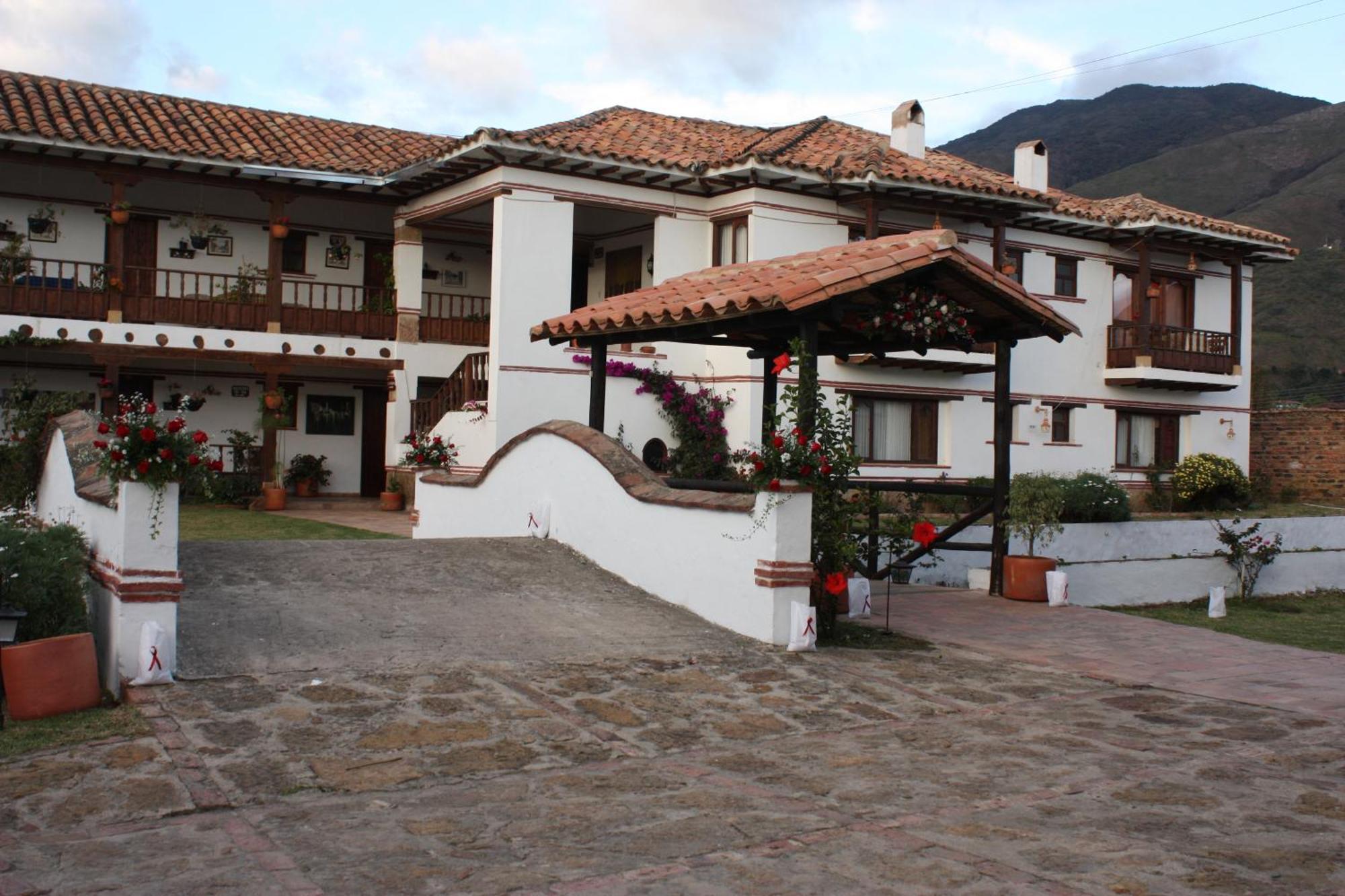Hotel Santa Viviana Villa De Leyva Bagian luar foto