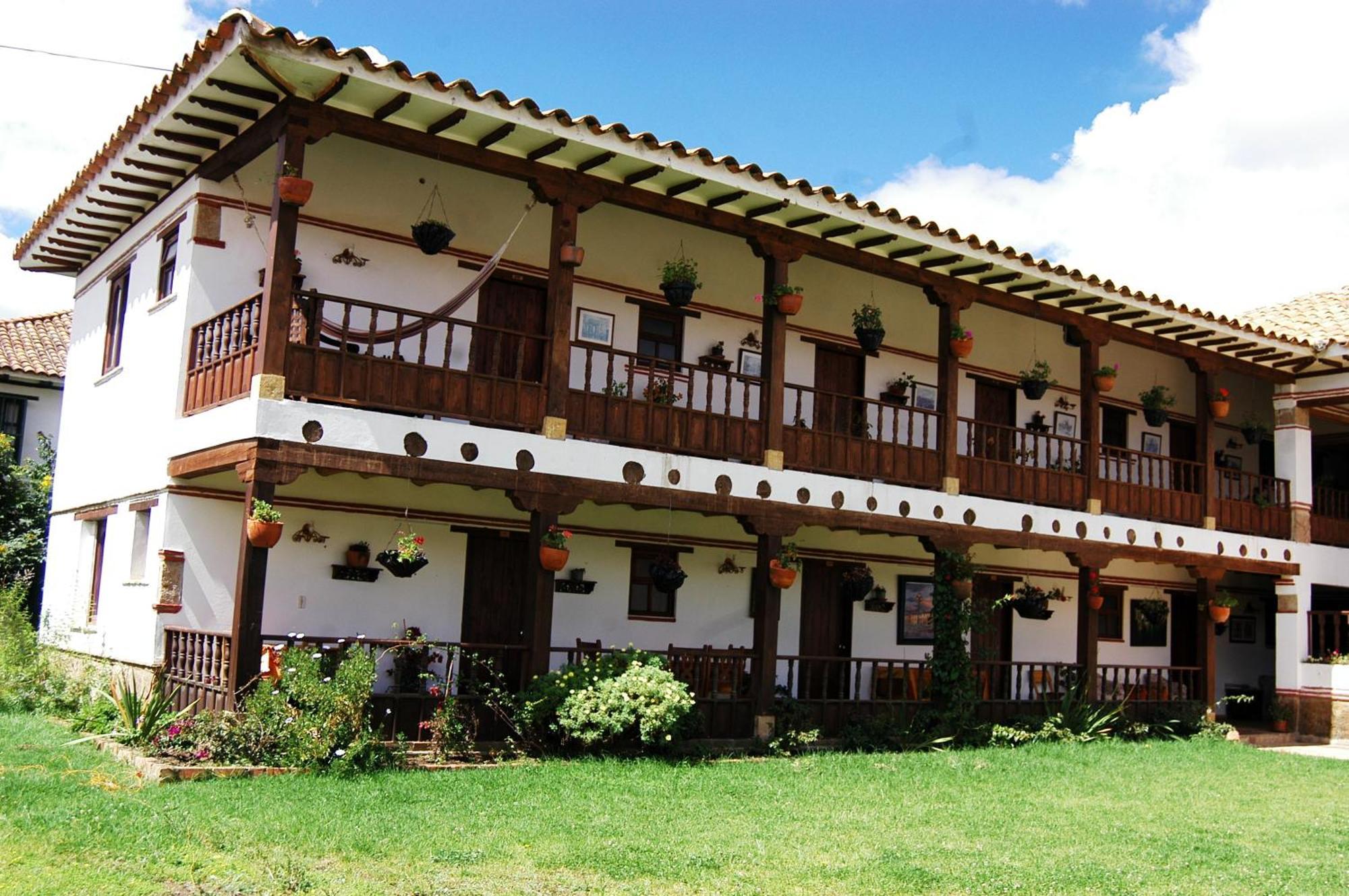 Hotel Santa Viviana Villa De Leyva Bagian luar foto