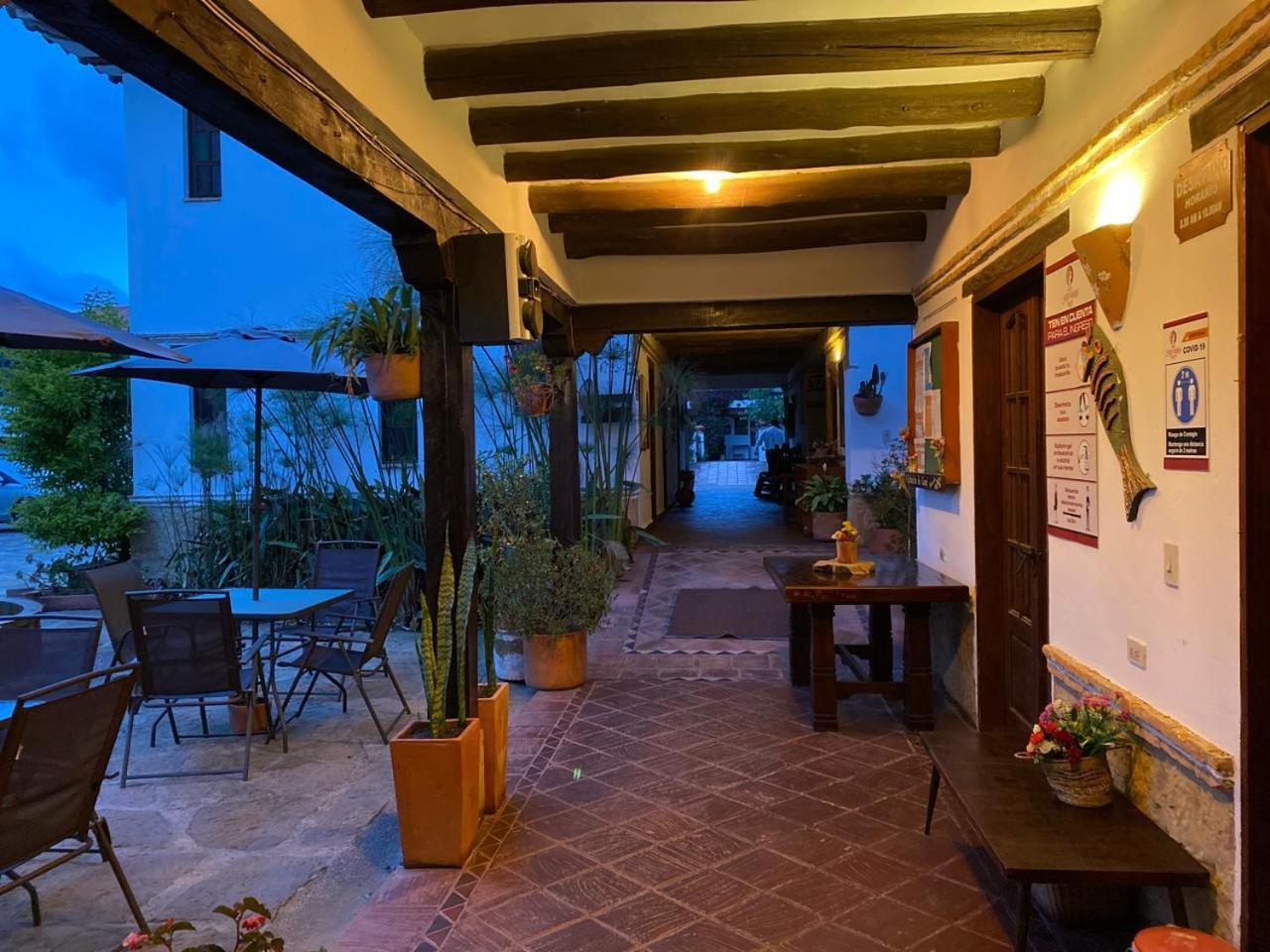 Hotel Santa Viviana Villa De Leyva Bagian luar foto