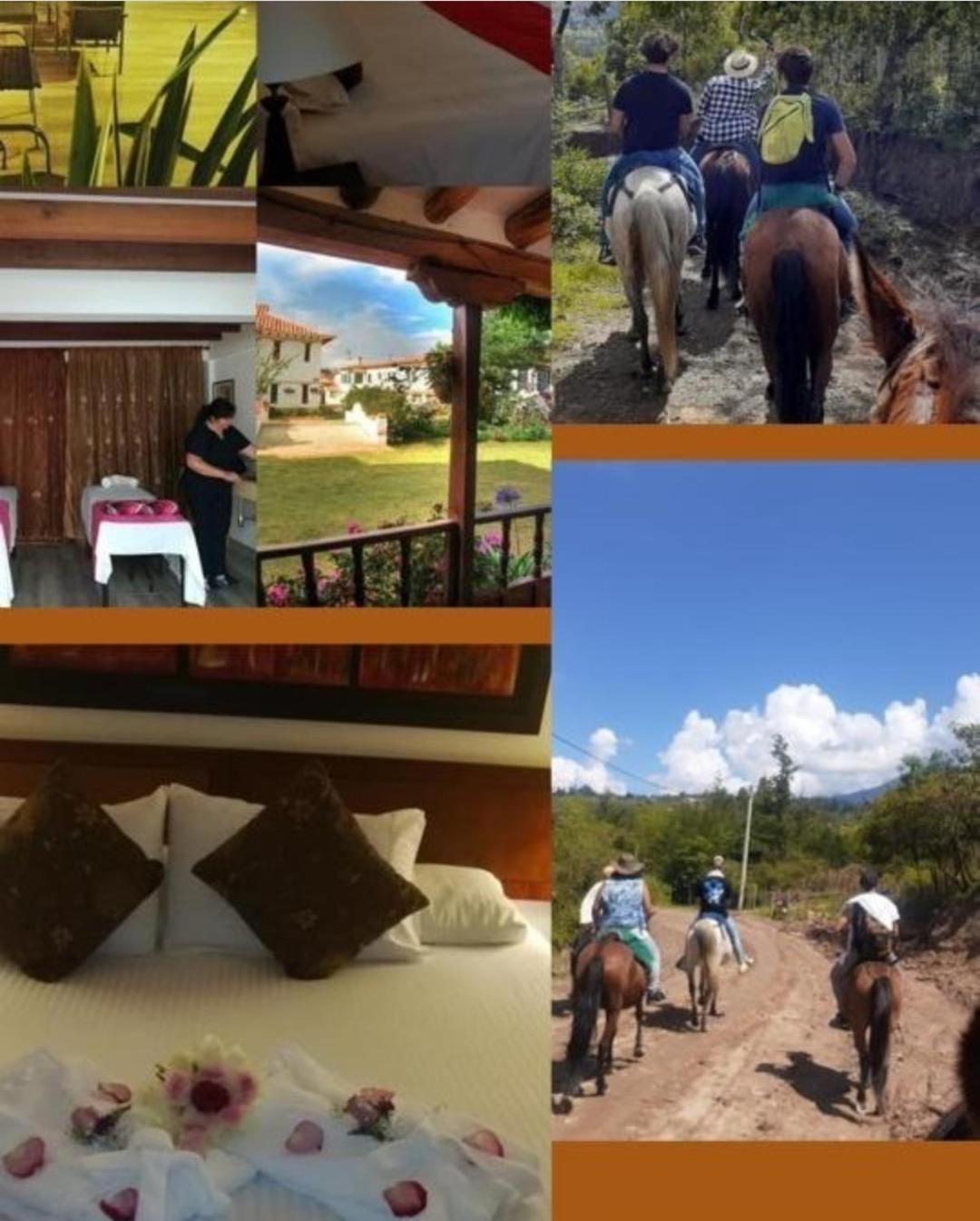 Hotel Santa Viviana Villa De Leyva Bagian luar foto