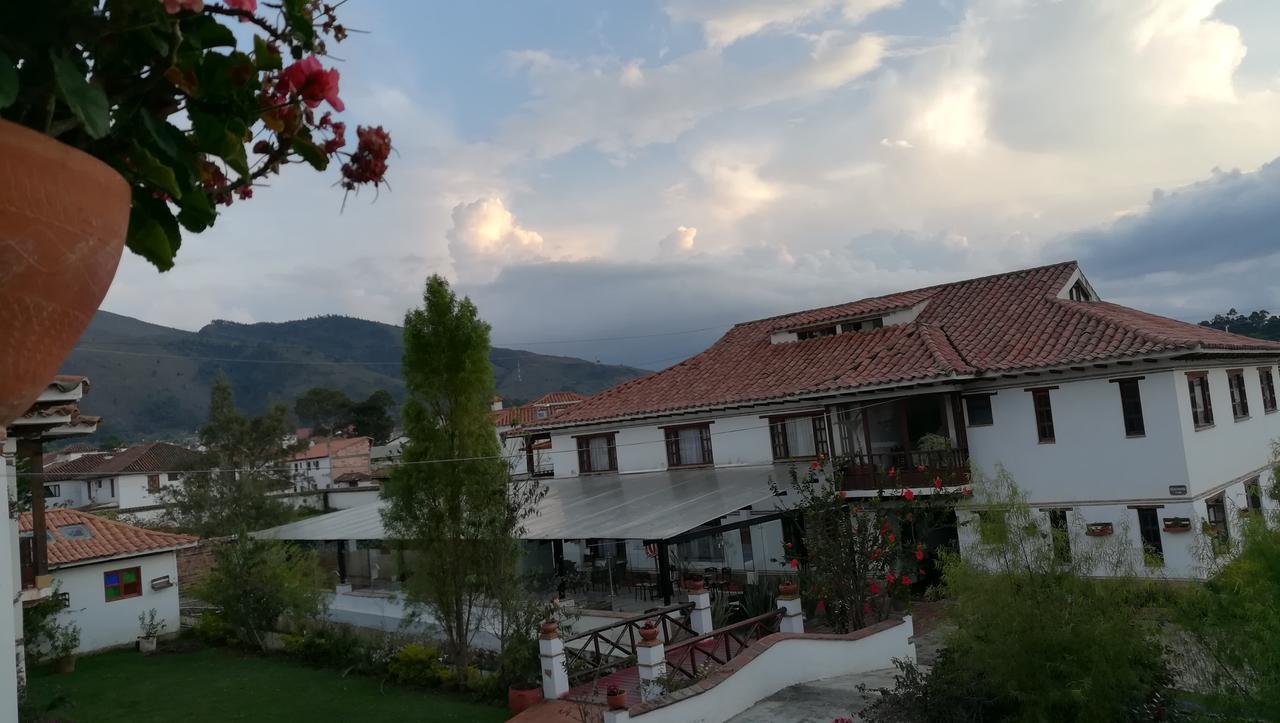 Hotel Santa Viviana Villa De Leyva Bagian luar foto
